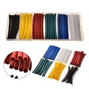 НАБОР ТЕРМОУСАДОЧНЫХ ТРУБОК, 100 ШТ, ЦВЕТНЫЕ