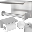 ДЕРЖАТЕЛЬ ДЛЯ ТУАЛЕТНОЙ БУМАГИ С ПОЛКОЙ ДЛЯ ТЕЛЕФОНА ХРОМИРОВАННАЯ ВЕШАЛКА LOFT WC