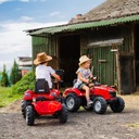 ПЕДАЛЬНЫЙ ТРАКТОР FALK MASSEY FERGUSON С ПРИЦЕПОМ КРАСНЫЙ