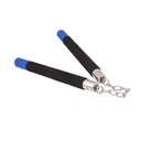 Нунчаки для дітей, дорослих, м'яка зручна ручка, металевий ланцюжок, синій