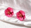 Серьги-гвоздики «Розовый цветок» Flowers Flower 22мм