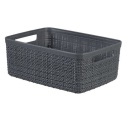 Корзина изогнутая ДЖУТ S 5 L темно-серый