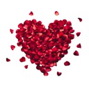 Искусственные лепестки красных роз на женский день, годовщину свадьбы, 500 шт.