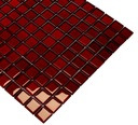 Sklenená mozaika karmínová, tmavá červená ROVA Typ mozaika