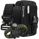 ВОЕННАЯ СУМКА ЧЕРНАЯ ВОДОНЕПРОНИЦАЕМЫЙ РЕМЕНЬ ДЛЯ ВЫЖИВАНИЯ