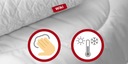 Подушка антиаллергенная 80х80, круглогодичная для сна, с регулировкой по высоте.