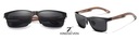 KINGSEVEN Мужские поляризационные солнцезащитные очки UV400, футляр с фильтром