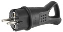 Заглушка резиновая 16А 230В IP44 с черным держателем