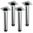 4x НОЖКА МЕБЕЛЬНАЯ НОЖКА ХРОМ РЕГУЛИРУЕМАЯ НОЖКА ПОД ШКАФ В20СМ НА 30% ДЕШЕВЛЕ