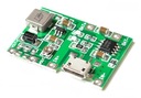 Модуль повышения мощности и BMS 2 в 1 Литий-ионный TP4056 microUSB 1A с регулируемым усилением / 0115