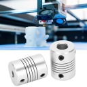 2 ШТУК СЦЕПЛЕНИЯ ВАЛА ENKODERA ГИБКИЙ СТОП АЛЮМИНИЙ DO DRUKARKI 3D 5X8MM  фото 9
