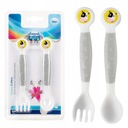 CANPOL ГИБКИЙ СТОЛОВЫЙ НОЖ ВИЛКА 12м+