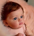 Reborn Baby Silicone bábika 60cm Látkové telo Vek dieťaťa 3 mesiace +