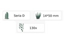 Наклейки-этикетки НИИМБОТ Серия Д 14*50мм PLANTS1