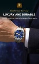 Luxusné pánske vodotesné svetelné kremenné hodinky z nerezovej ocele Sklíčko iné