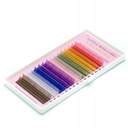 Rzęsy NAGARAKU MIX KOLOROWE C 0.07 12mm 16 pasków