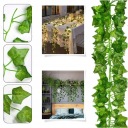 3X ИСКУССТВЕННЫЙ ПЛЮЩ ИСКУССТВЕННЫЕ ЛИСТЬЯ ДЛЯ СТЕНЫ