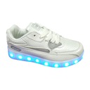 LED SHOES Спортивные кроссовки GLOWING WHITE USB 36