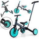 Трехколесный велосипед 4-в-1 с ручкой Optimus Plus Blue Mint Milly Mally