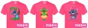 Detské tričko ružové STICH LILO Ohana W 134 Prevažujúcy vzor iný vzor