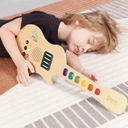 CLASSIC WORLD Drevená elektrická gitara Svietiaca pre deti Druh gitara