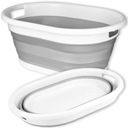 КОРЗИНА ДЛЯ БЕЛЬЯ ВАННА ТУРИСТИЧЕСКАЯ СИЛИКОНОВАЯ СКЛАДНАЯ PALVIN XXL