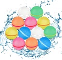 BOMBY MAGNETYCZNE BALONY WODNE WIELORAZOWE SAMOZAMYKAJĄCE 12 SZT