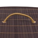 vidaXL Bambusowy kosz na pranie, narożny, brązowy, 60 L Materiał wykonania bambus