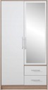ШКАФ ДВУХДВЕРНЫЙ С ЗЕРКАЛОМ SMART SRL3