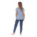 [Doctor Nap] Modré tehotenské a dojčiace pyžamo so zipsami [M] Veľkosť M