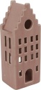 Дом Розовый Керамика на высоте Tealight 17 см