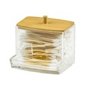 КОНТЕЙНЕР для УШНЫХ ПАЛОЧЕК с бамбуковым дозатором