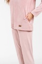 Komplet dresowy Italian Fashion AKARA spodnie i bluza pudrowy róż r. XL Model AKARA