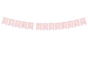 Гирлянда на день рождения розовый баннер с днем ​​рождения