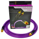MELODIKA MDSW15 PURPLE RAIN KABEL DO SUBWOOFERA RCA - RCA CINCH OFC 1,5m