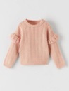 ПРОСТОЙ СВИТЕР ZARA KIDS PINK CLASSIC SIMPLE 80 1HAP