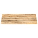 Blat stołu, lite drewno mango, 25-27 mm, 90x70 cm Głębokość mebla 70 cm