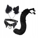 Набор аксессуаров для волос в виде ушек и хвостиков.