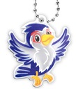 БРЕЛОК-КУЛОН СО Светоотражающей биркой в ​​виде птицы