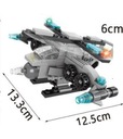 Klocki 136 el. Helikopter 6w1 Rodzaj zestaw