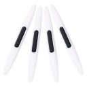 4 SZT. COLOR WHITE SILICON COVERS KRAWEDZI DOOR AUTOMOBILE PROTECTION PERID KOLIZJA  photo 5