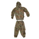 Horský oblek Ghillie Poľovnícky oblek 3D Listový oblek Poľovnícky oblek Dospelí s kapucňou Dominantný materiál bavlna