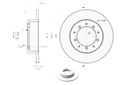 DISCS BRAKE 2 PCS. LAND ROVER DEFENDER DISCOVE 