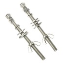 2x винта с накатанной головкой для дайвинга, портативные длинные винты