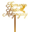 Topper Toper komunijny- złoty TKZ-12