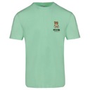 MOSCHINO značkové pánske tričko NOVINKA Teddy Bear GREEN veľ. M