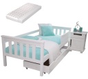 Детская кровать ASIA 80x160 белый каркас + матрас