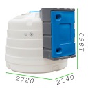 ADBLUE ОДНОПОЛОСНЫЙ ДИСТРИБЬЮТОР 5000L PIUSI счетчик K24