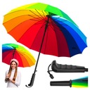 Женский UMBRELLA Автоматический автоматический зонт Rainbow Rainbow Fiber