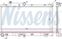 67723 NISSENS 67723 CHLODNICA, SISTEMA DE REFRIGERACIÓN DEL MOTOR 